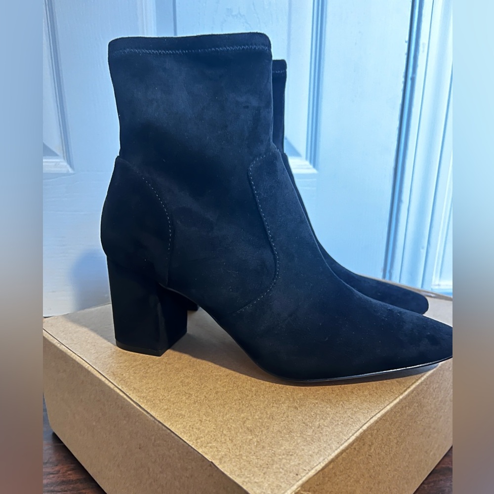 J. Crew Pointed Toe Boots with Stretch